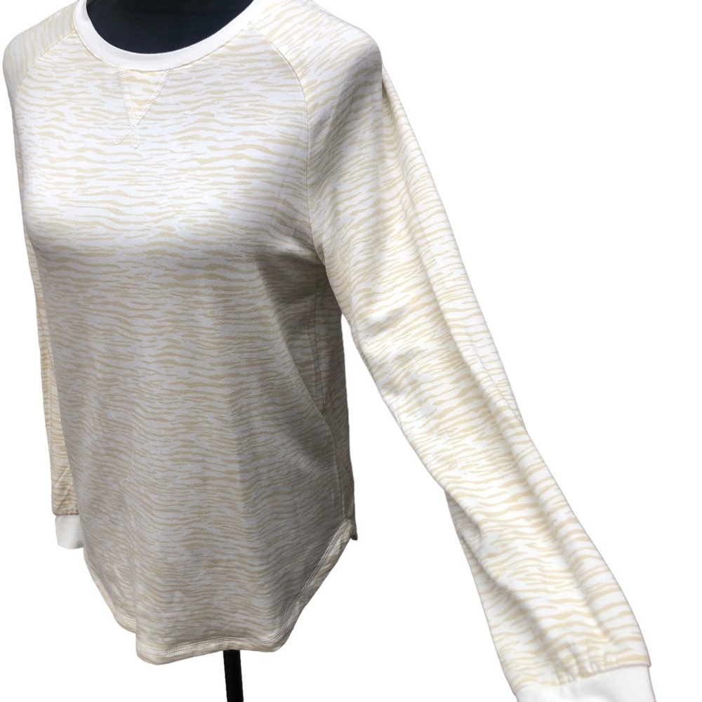 Thread & Supply Safari Print Lightweight Sweatshirt size XS - Picture 7 of 10